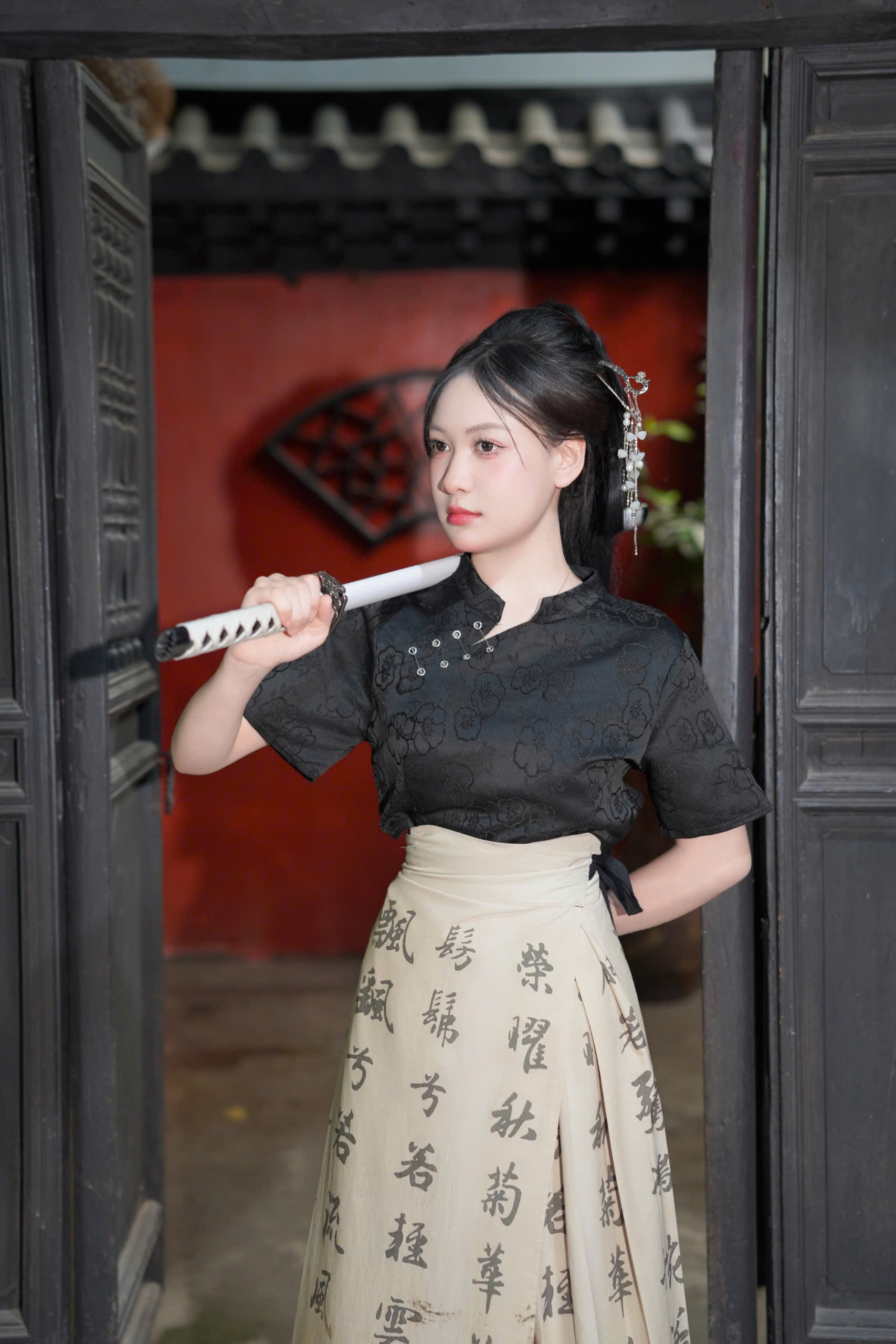Mã diện cộc tay, váy chữ Trung Quốc (combo99-combo599k) MD04