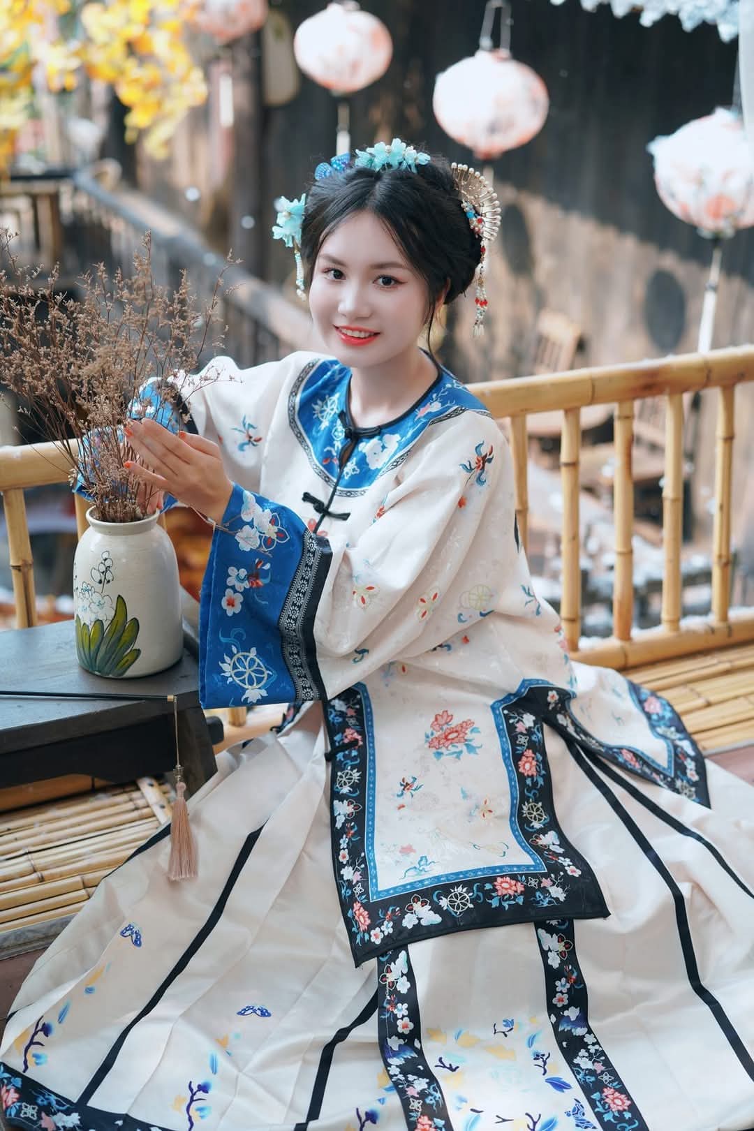 Nhà Thanh xanh dương nhạt vải mỏng combo99- combo599k THANH01