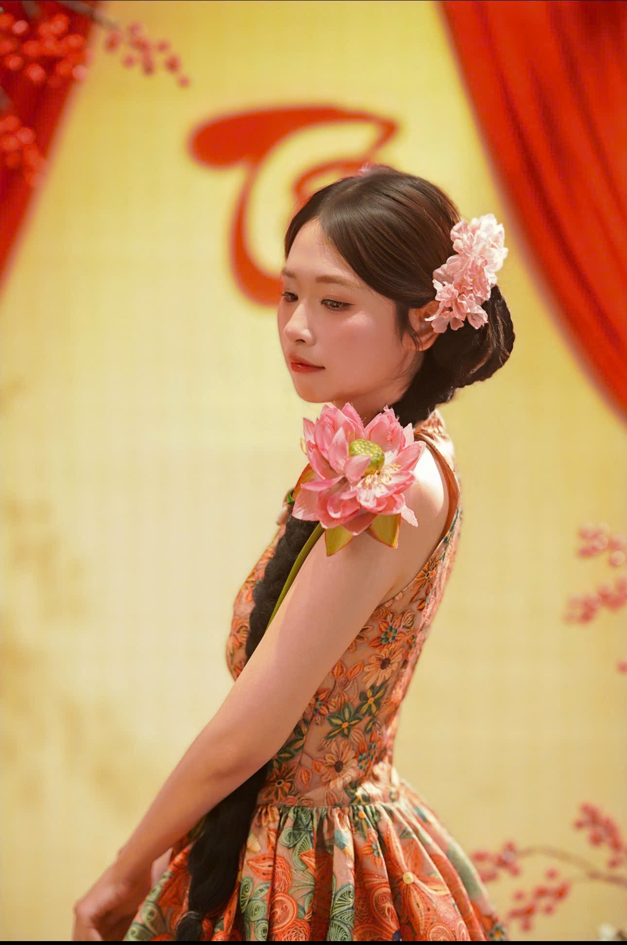 Yếm cam chân hồng (combo 99-799)