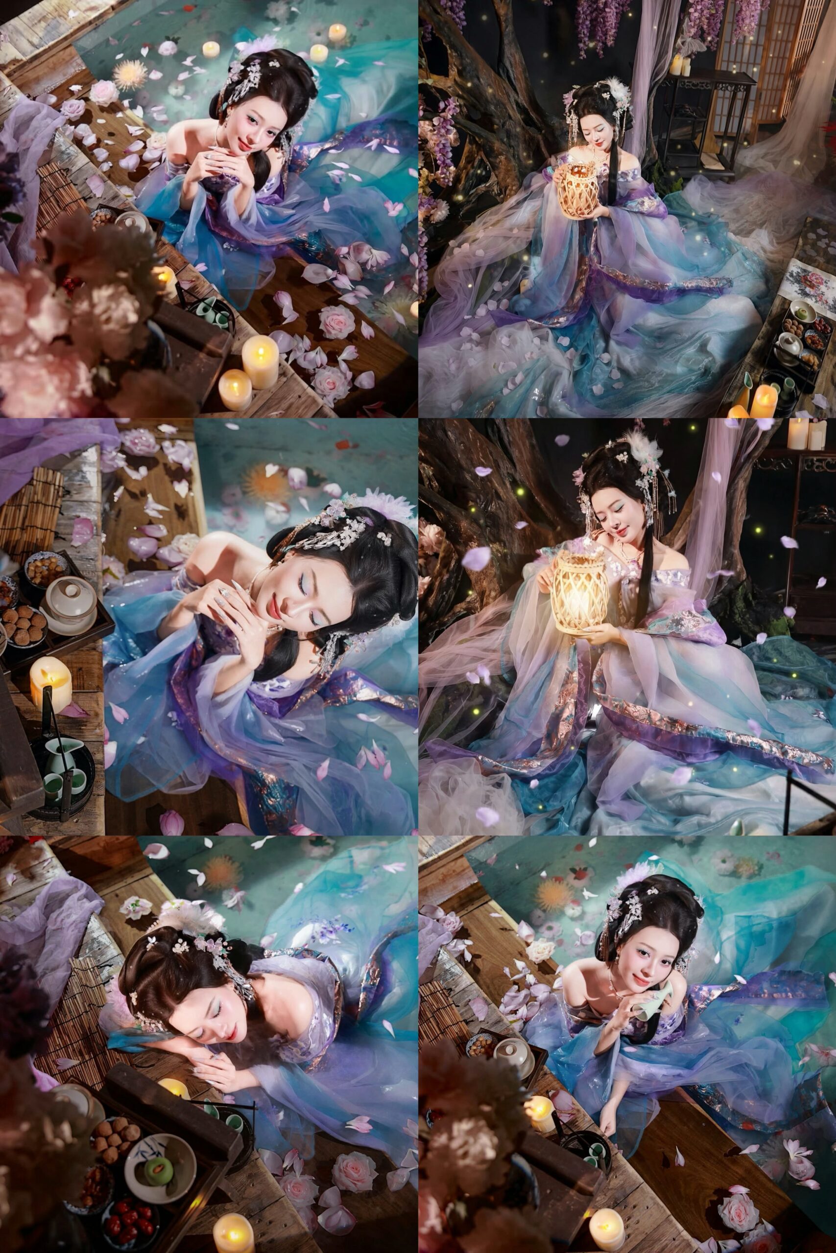 Concept tắm tiên tím